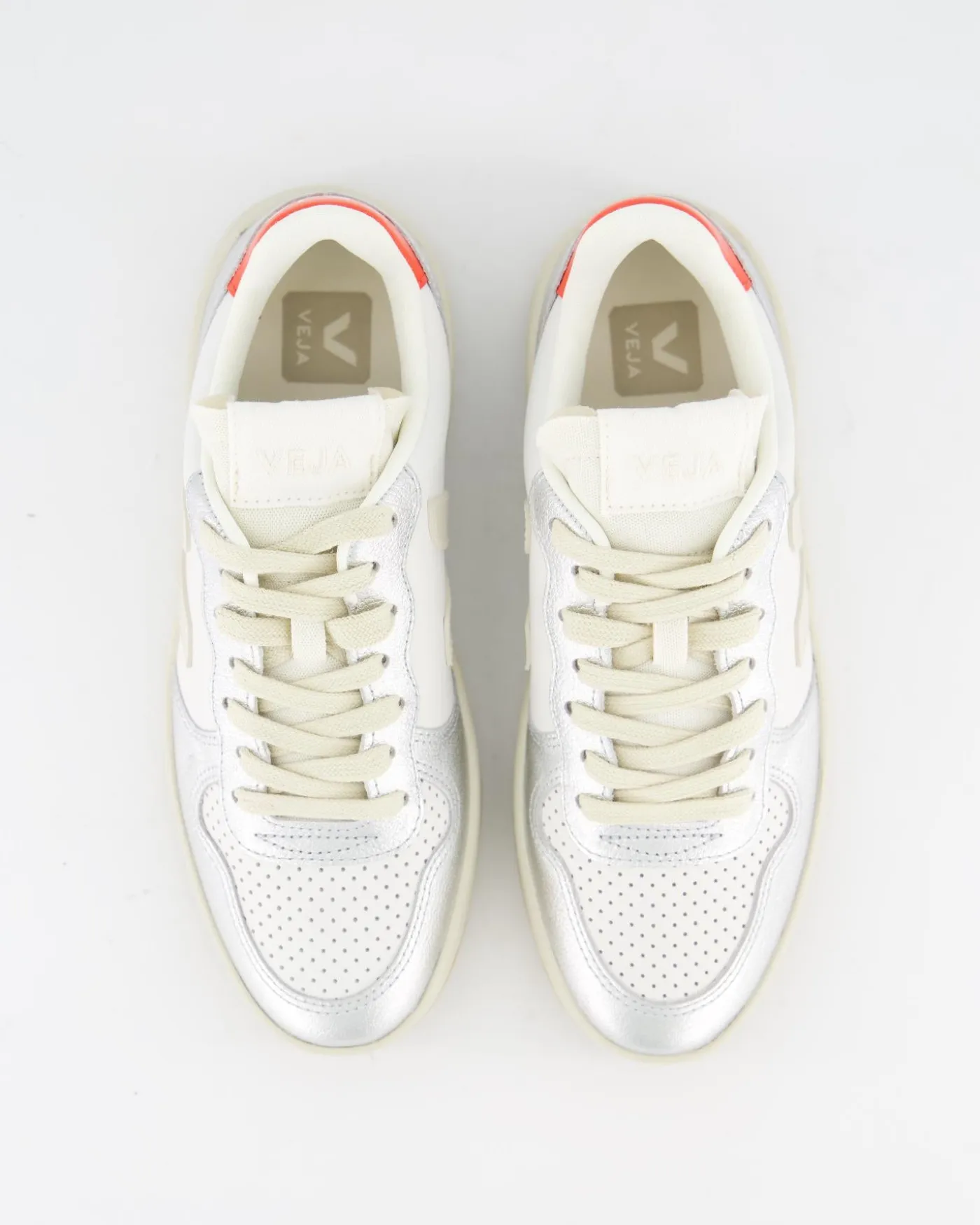 Dames V-10 Prime Leather Sneaker Wit
