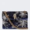 Dames Velvet Mini Kensington Blauw