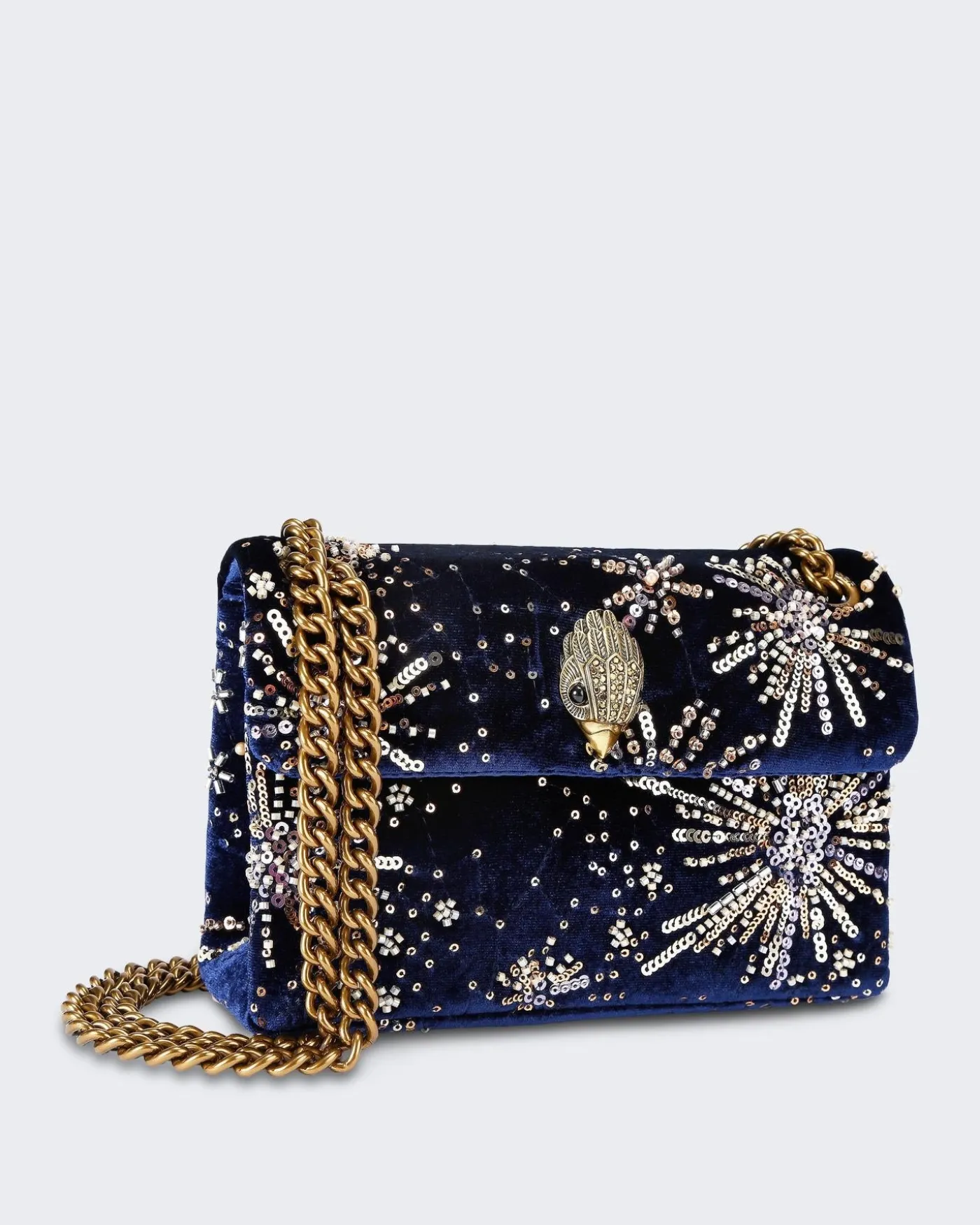 Dames Velvet Mini Kensington Blauw