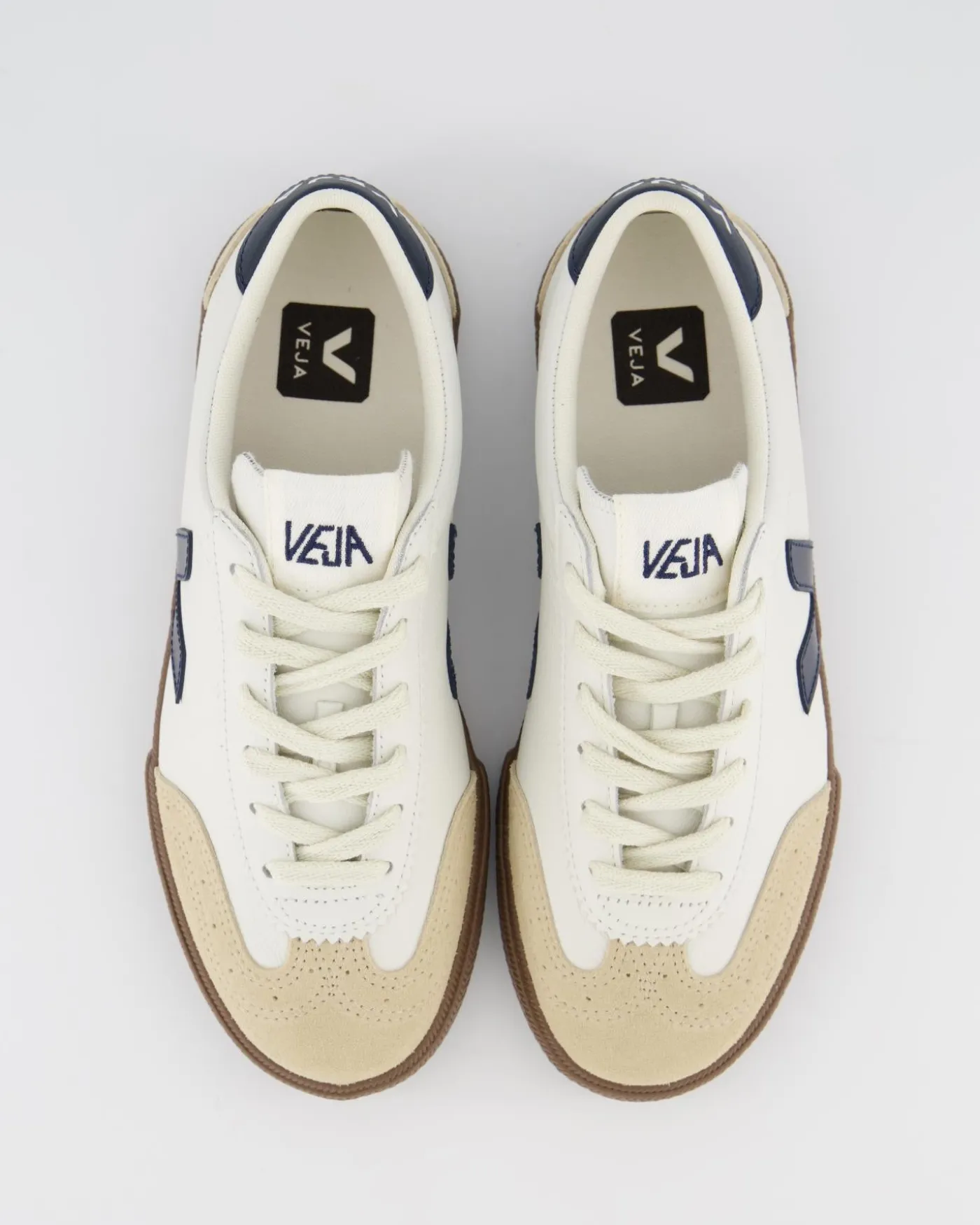 Dames Volley Sneaker Wit/Blauw