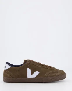 Dames Volley Suede Sneaker Bruin