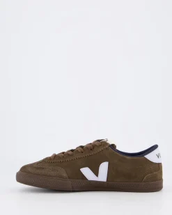 Dames Volley Suede Sneaker Bruin