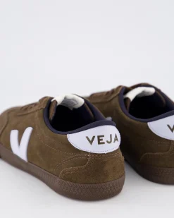 Dames Volley Suede Sneaker Bruin