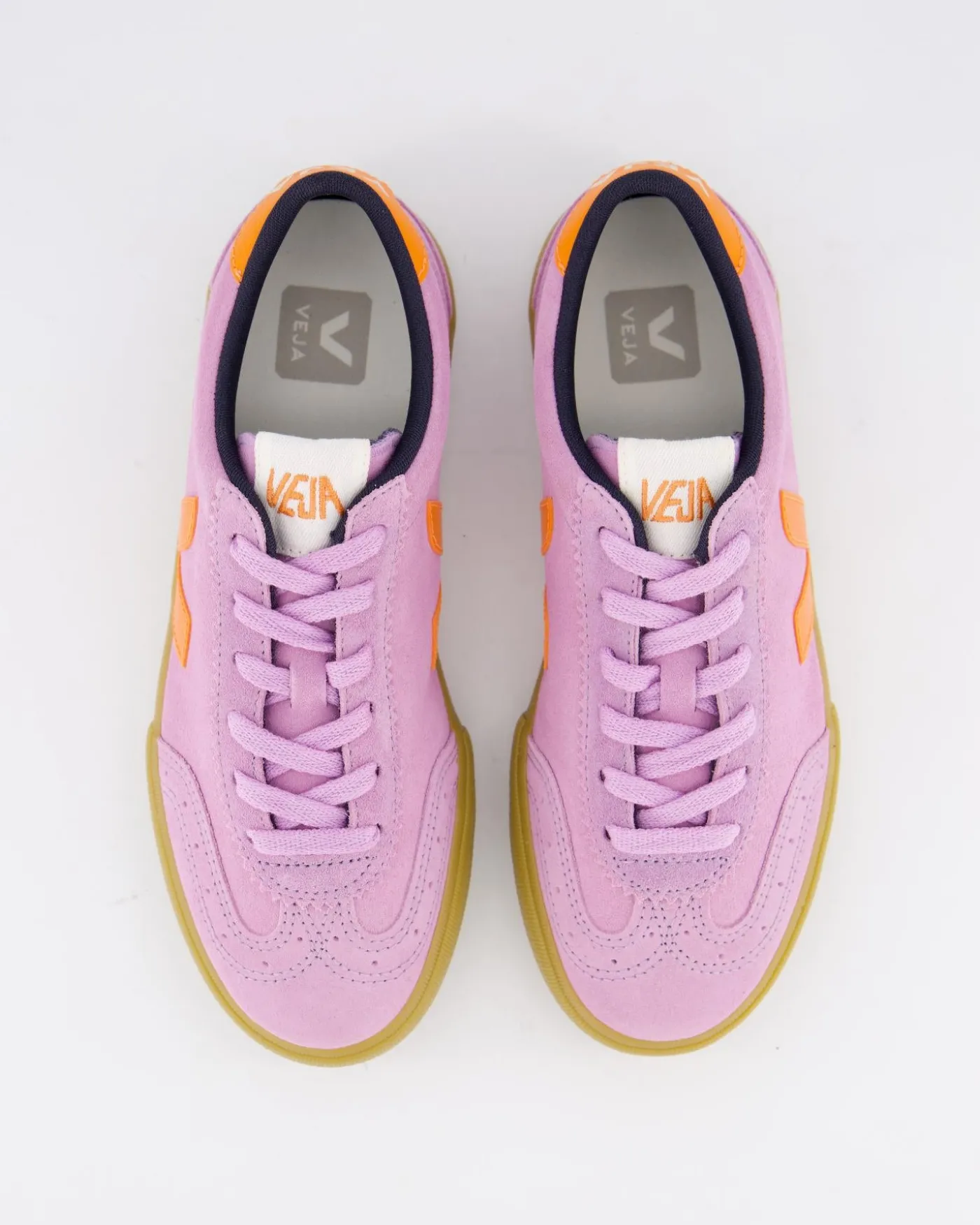 Dames Volley Suede Sneaker Roze