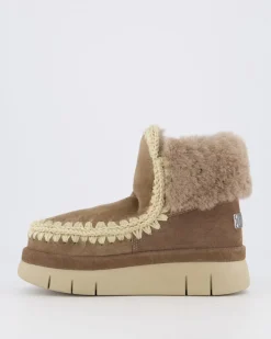 Dames Welt Furry Collar Elephant Gre