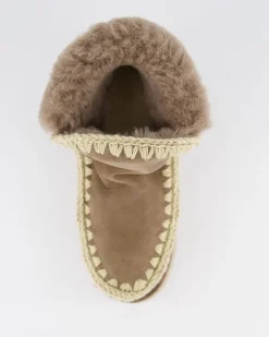 Dames Welt Furry Collar Elephant Gre