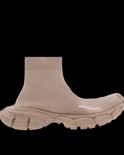Dames 3Xl Sock Knit Beige