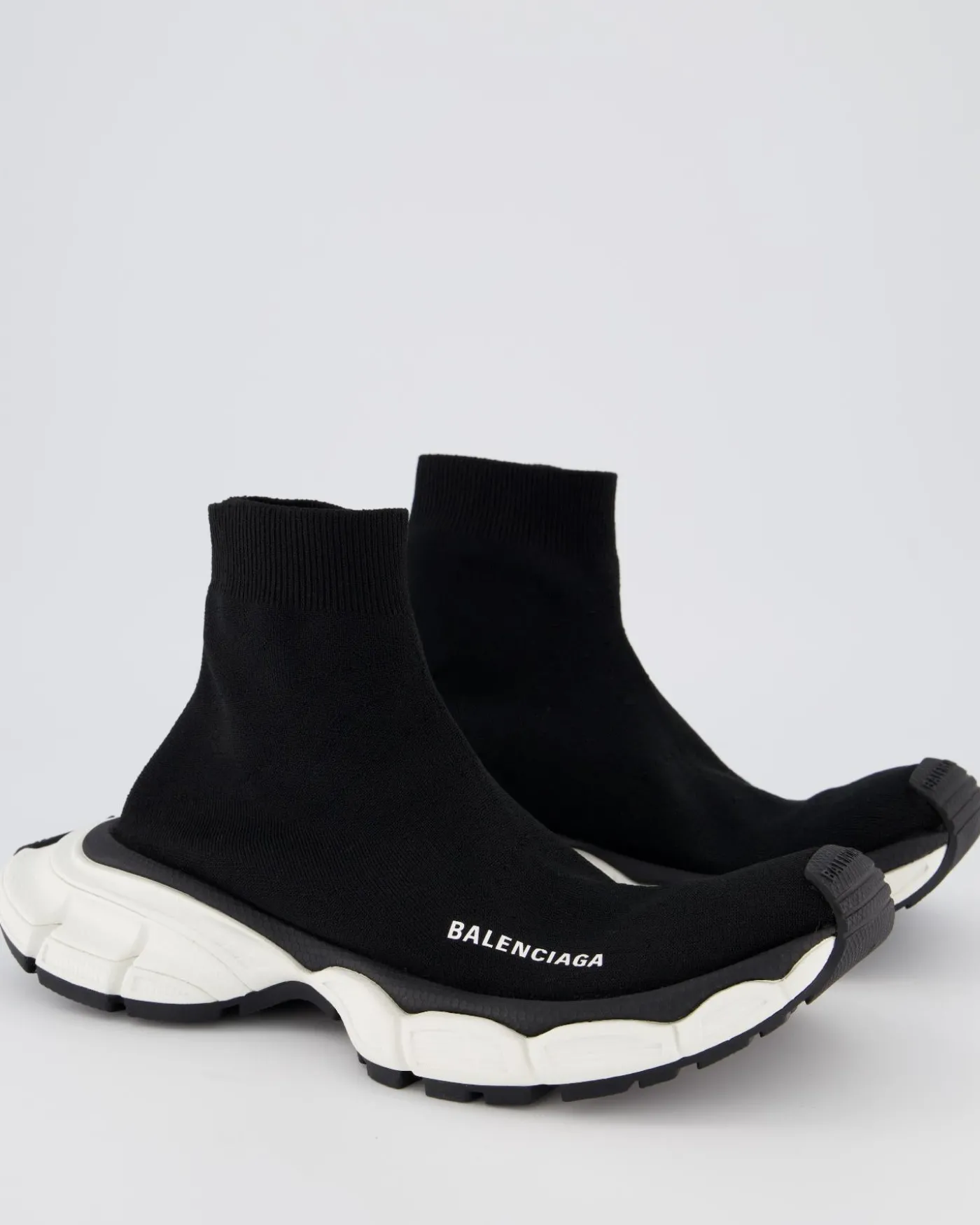 Dames 3Xl Sock Knit Zwart