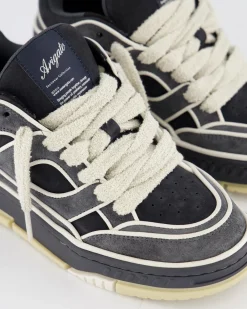 Heren Area Lo Piping Sneaker Grijs