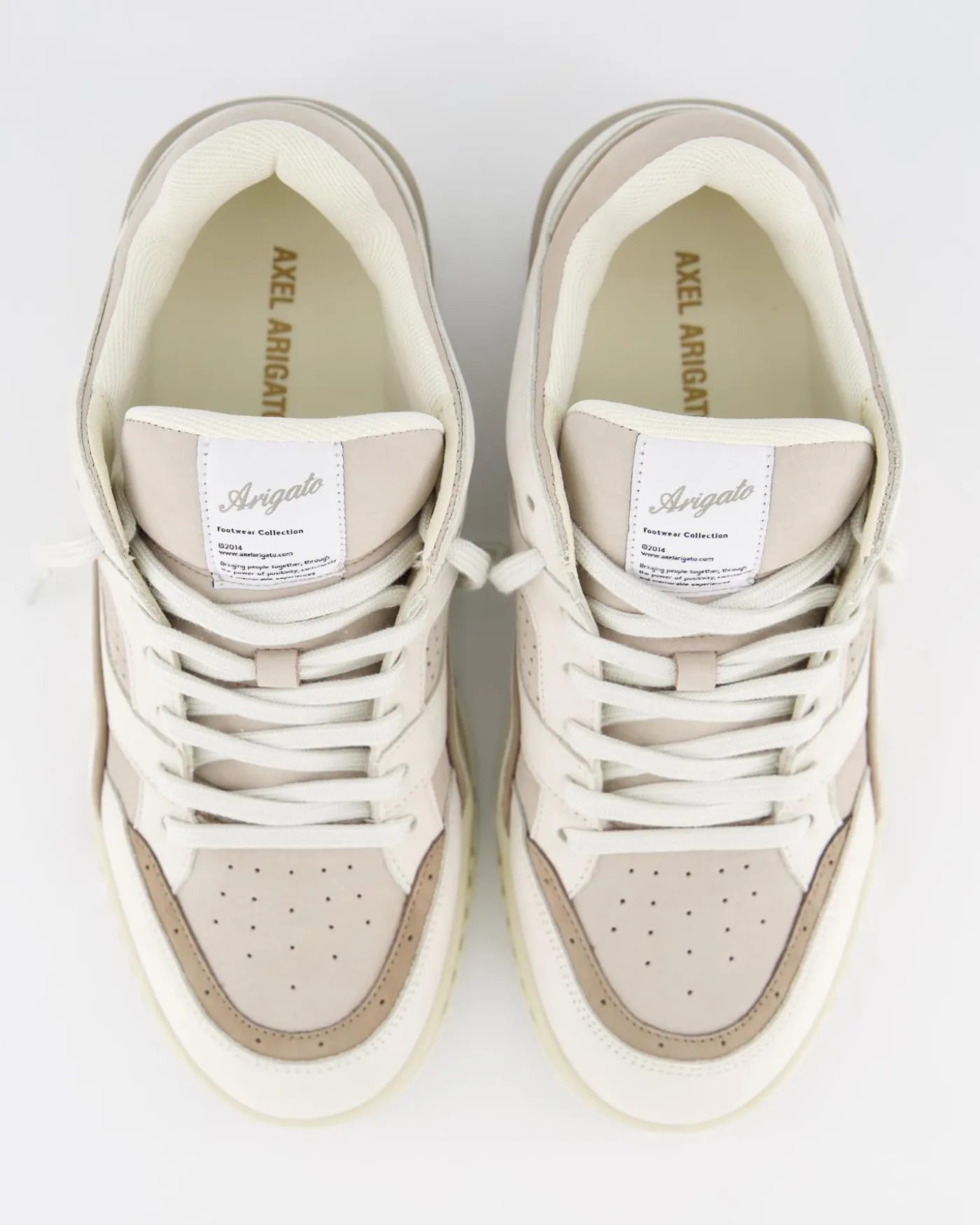 Heren Area Lo Sneaker Wit/Taupe