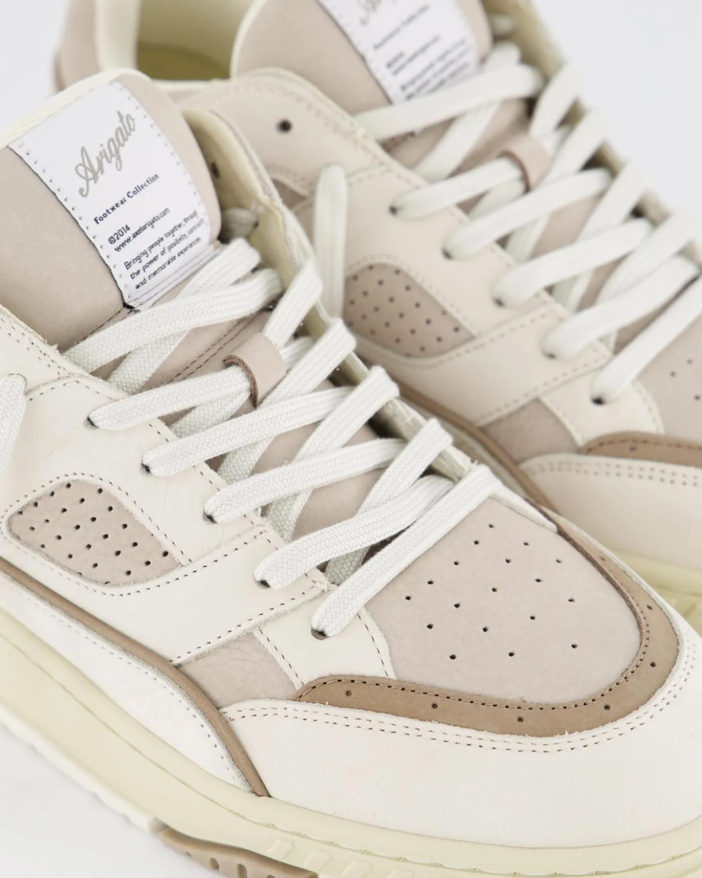 Heren Area Lo Sneaker Wit/Taupe