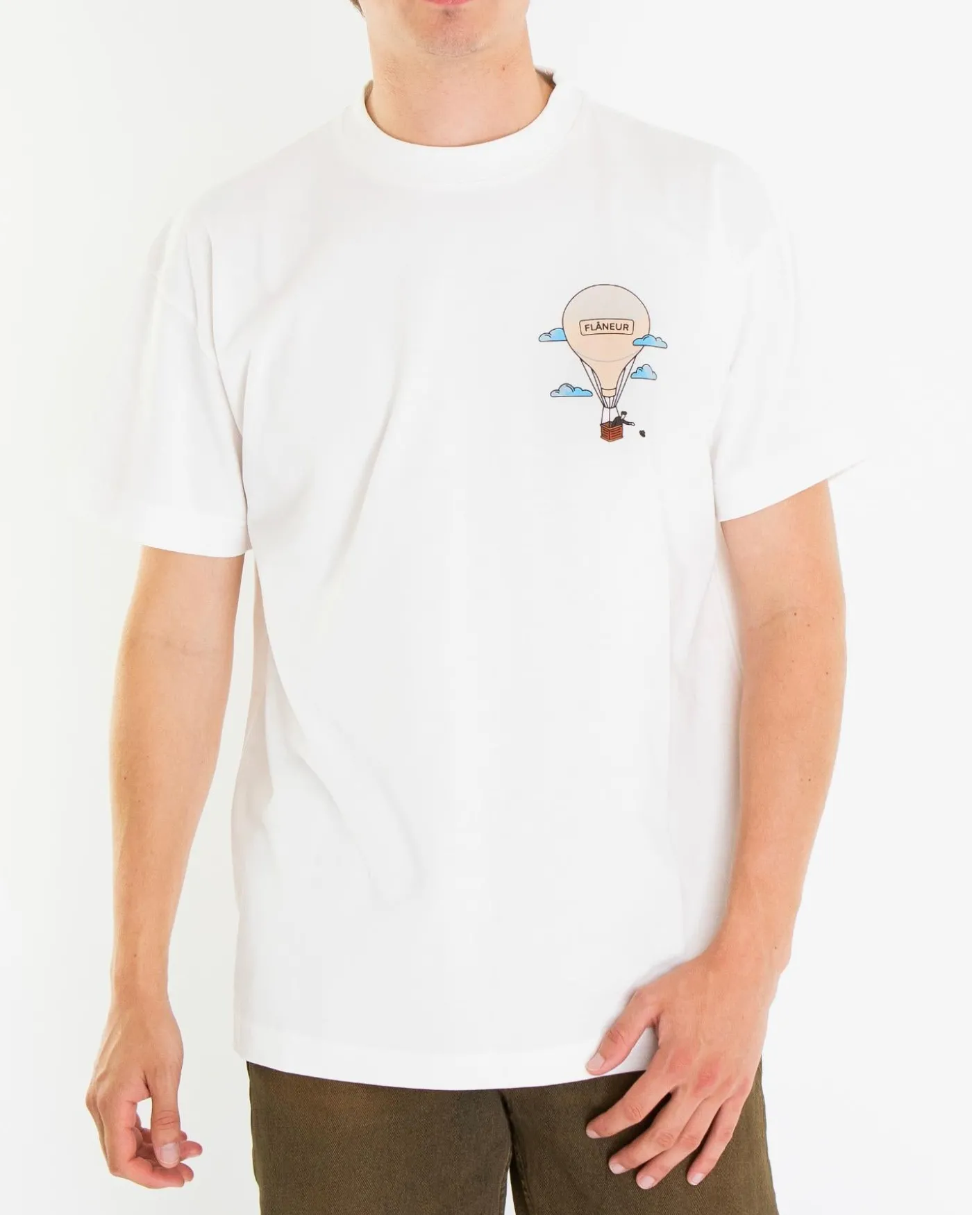 Heren Aéronautique T-Shirt Wit