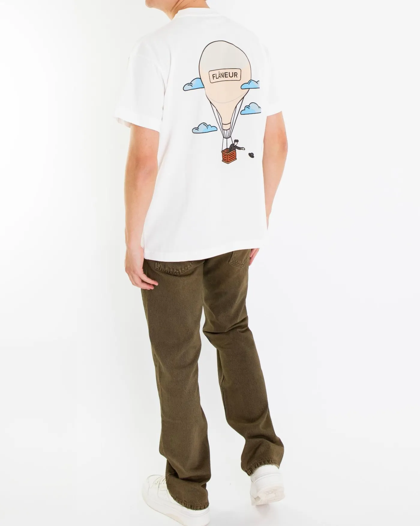 Heren Aéronautique T-Shirt Wit
