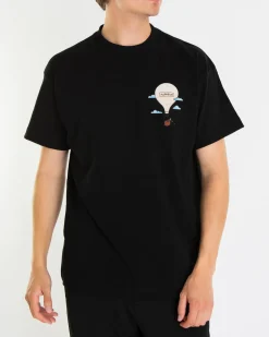Heren Aéronautique T-Shirt Zwart