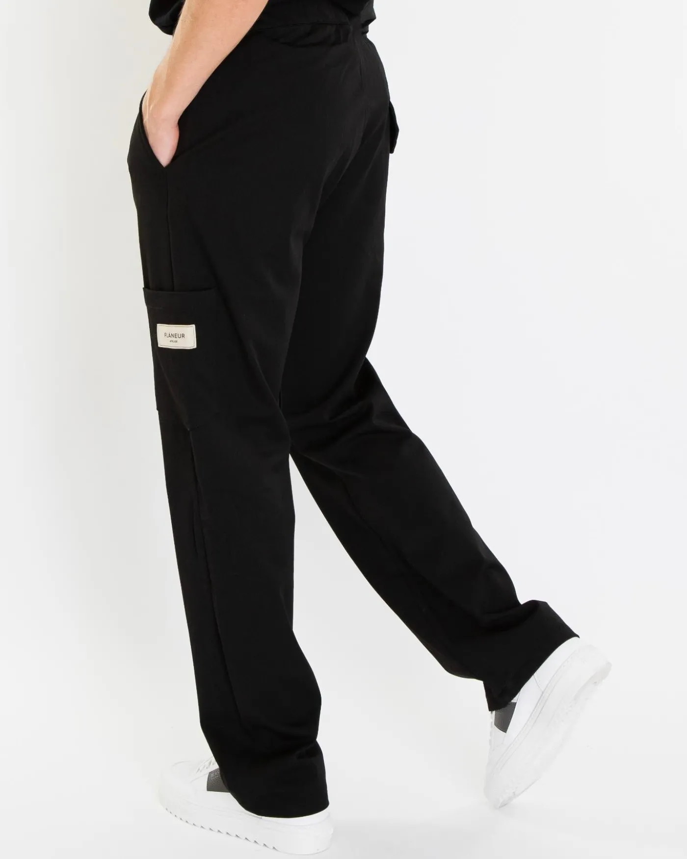 Heren Atelier Tailored Trouser Zwart
