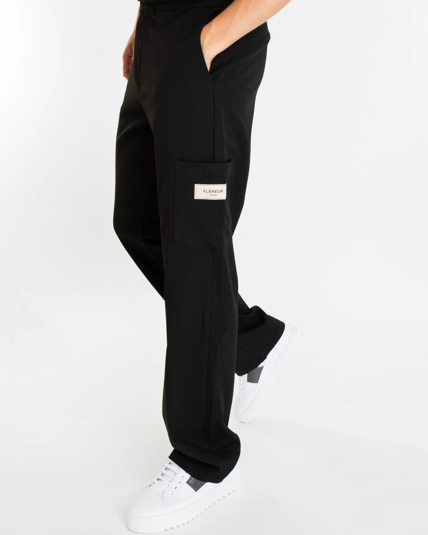 Heren Atelier Tailored Trouser Zwart