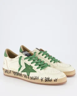 Heren Ball Star Sneaker Wit/Groen