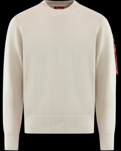 Heren Basic Braw Sweater Beige