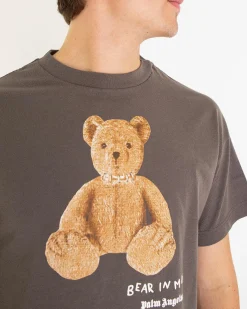 Heren Bear in Mind T-Shirt Grijs