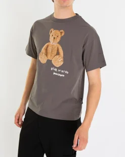 Heren Bear in Mind T-Shirt Grijs