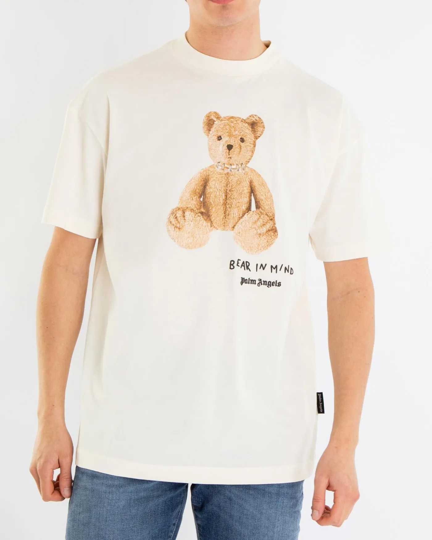 Heren Bear In Mind T-Shirt Wit