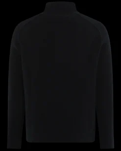 Heren Black Logopatch Vest Blauw