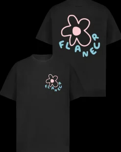 Heren Blossom T-Shirt Zwart/Roze