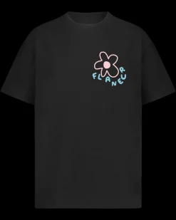 Heren Blossom T-Shirt Zwart/Roze