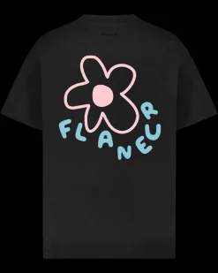 Heren Blossom T-Shirt Zwart/Roze