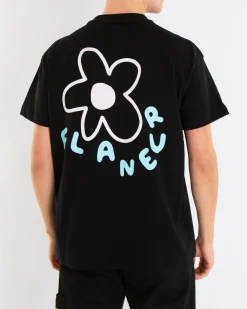 Heren Blossom T-Shirt Zwart/Roze