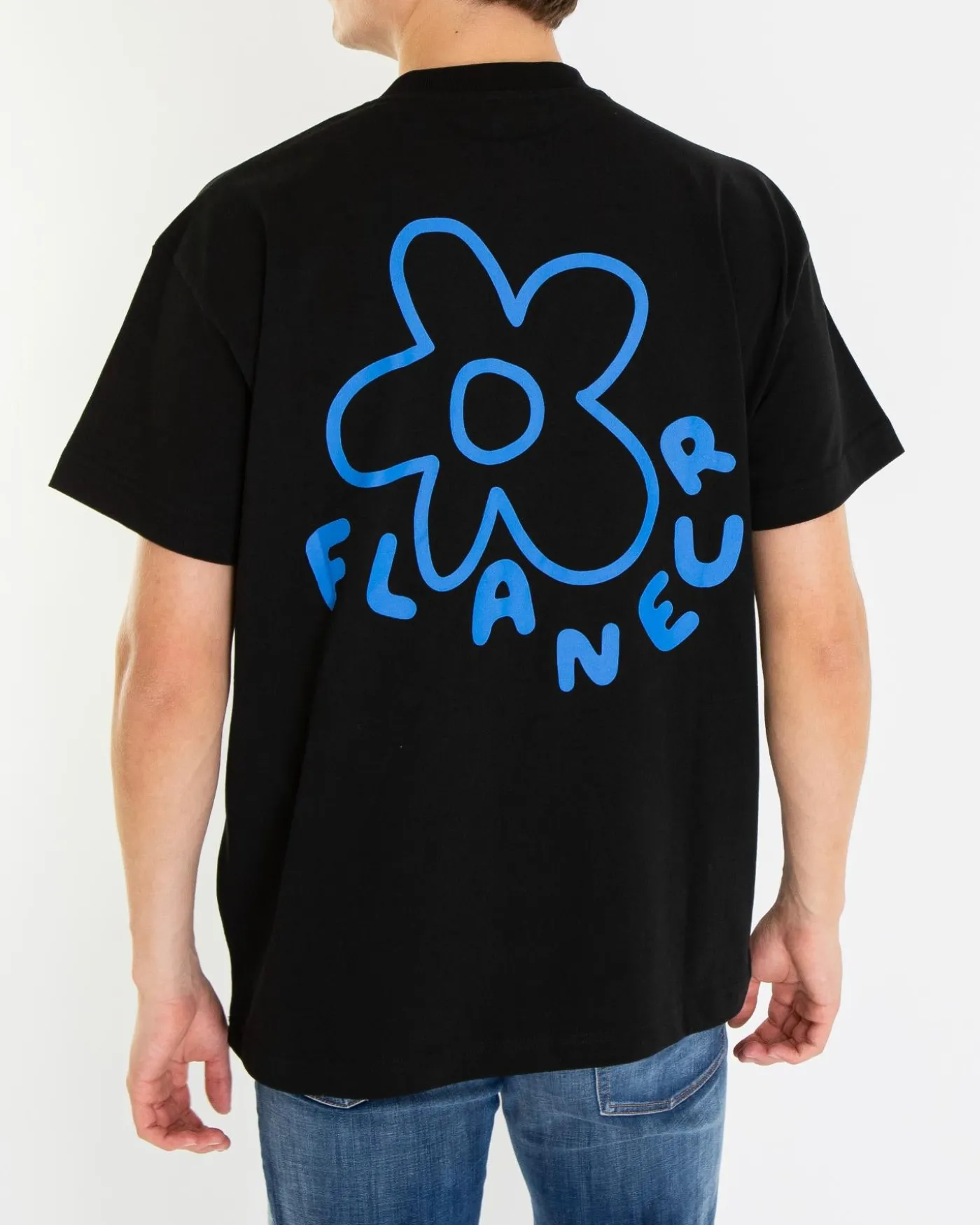 Heren Blossom T-Shirt Zwart