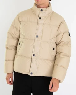 Heren Bomber Jacket Beige