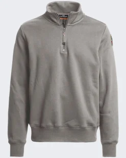 Heren Broad Peak Zip Sweater Grijs