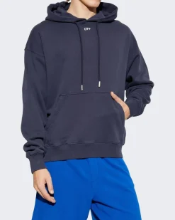 Heren Brush Arrow Hoodie Blauw