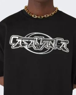 Heren Casa Chrome T-Shirt Zwart