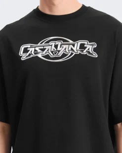 Heren Casa Chrome T-Shirt Zwart