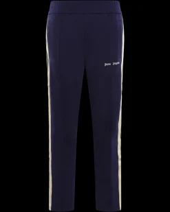 Heren Classic Logo Track Pant Blauw