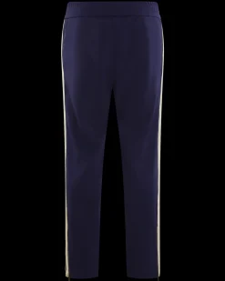 Heren Classic Logo Track Pant Blauw