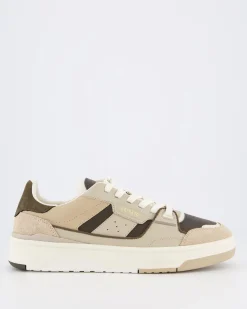 Heren Clay Sneaker Beige/Bruin