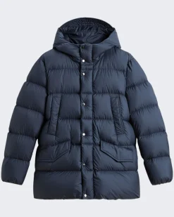 Heren Cloud Davis Parka Blauw