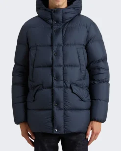 Heren Cloud Davis Parka Blauw
