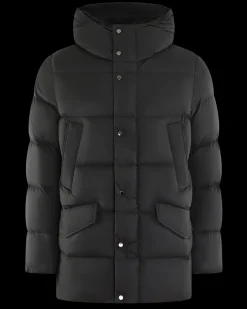 Heren Cloud Davis Parka Zwart