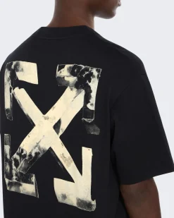 Heren Cloudy Arrow T-Shirt Zwart