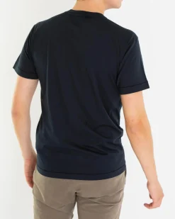 Heren Compasslogo T-Shirt Blauw