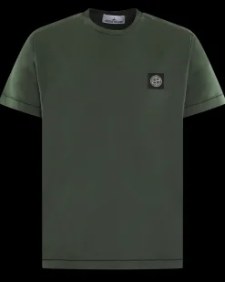 Heren Compasslogo T-Shirt Groen