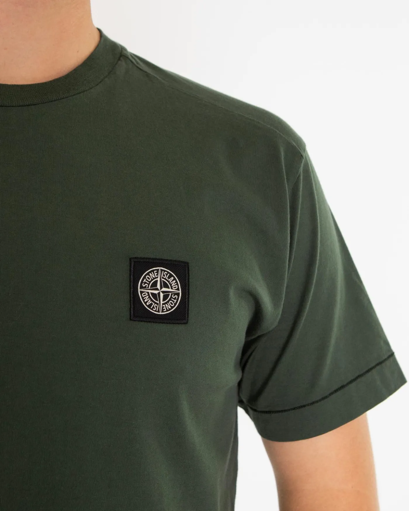 Heren Compasslogo T-Shirt Groen