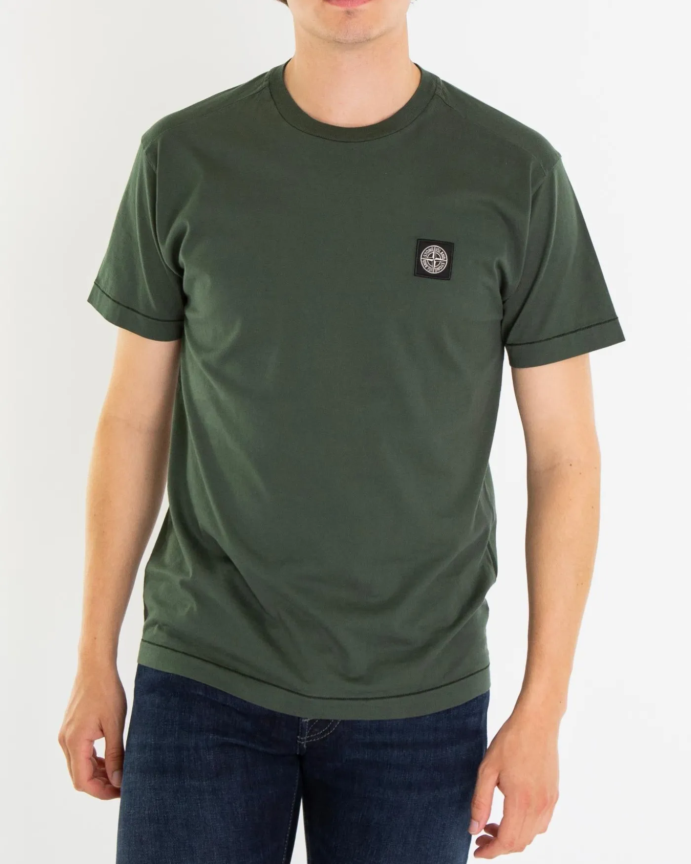 Heren Compasslogo T-Shirt Groen