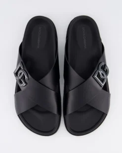 Heren Costiera Slipper Zwart