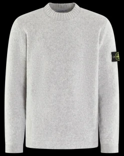 Heren Crew Neck Knitted Grijs
