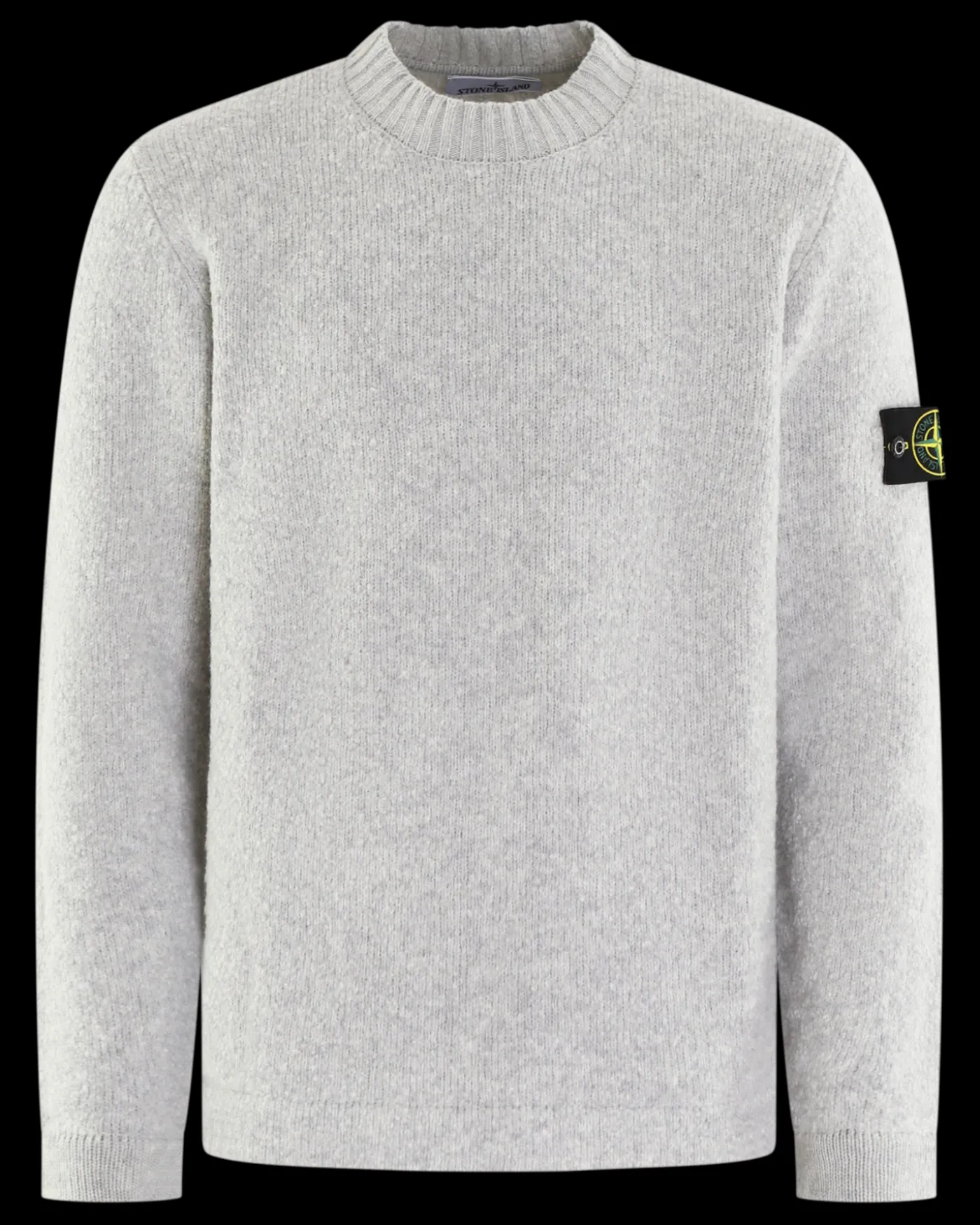 Heren Crew Neck Knitted Grijs